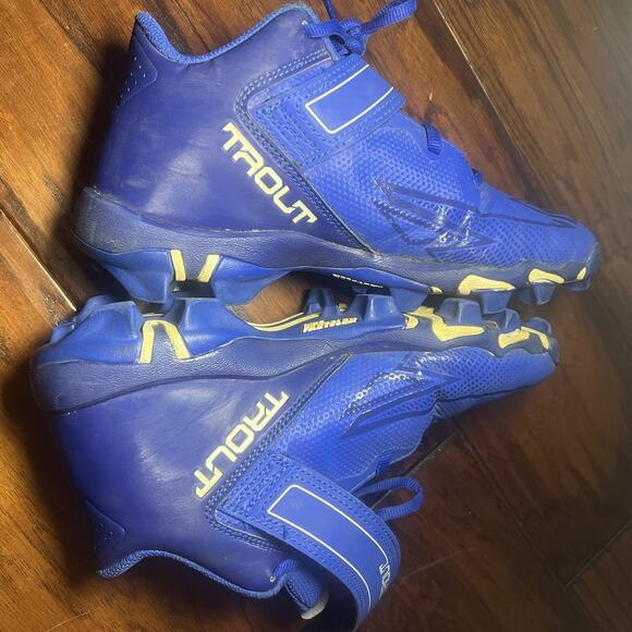 Nike Force Trout 8 Keystone 'Hyper Royal' Boys 4Y Molded Baseball Cleats - Picture 6 of 11